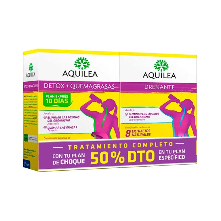 Aquilea Detox + Fettverbrenner 10 Sticks - Expressplan 15 Tage!