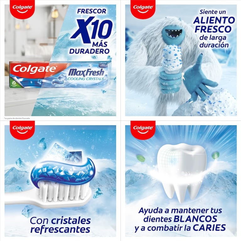 Dentifrice Max Fresh Cristaux Rafraîchissants 75 ml de Colgate