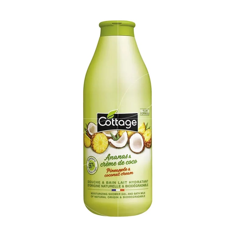 Energiserende Gel voor de Douche Crèmig #Ananas & Kokos