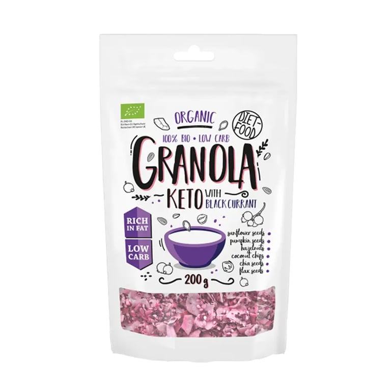 Granola Keto Blackcurrant Bio