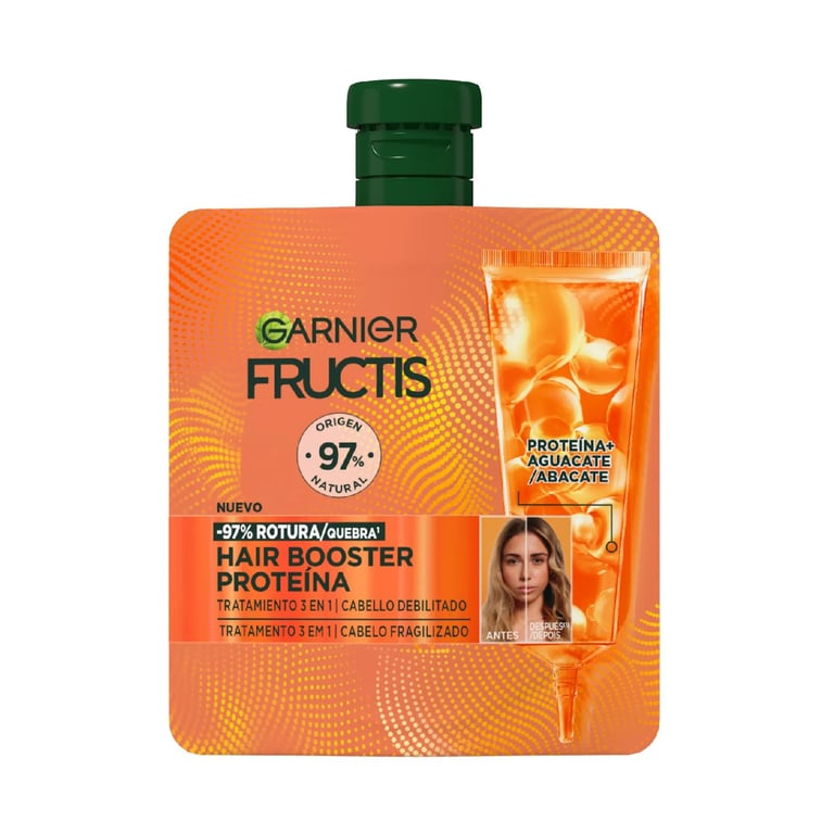 Fructis Hair Booster Proteína Tratamiento 3 En 1
