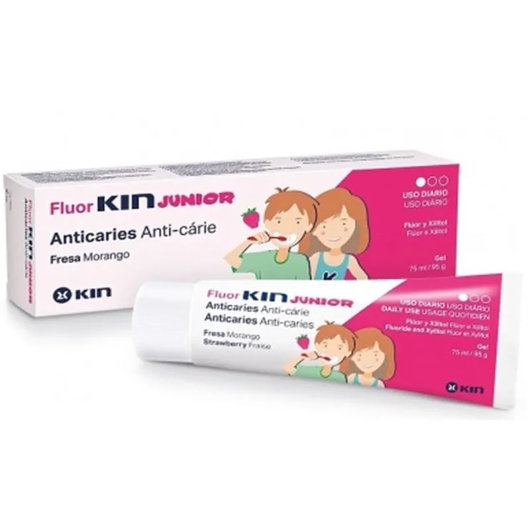 FLUOR KIN JUNIOR ANTICARIES GEL FRESA