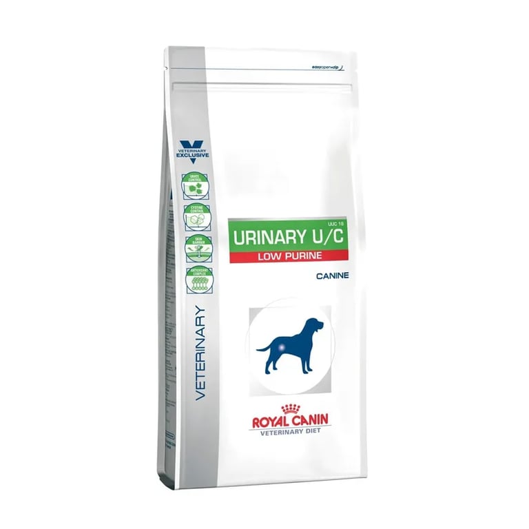 Veterinary Diet Voer Hond Volwassen Urinary U/C Low Purine 14 Kg
