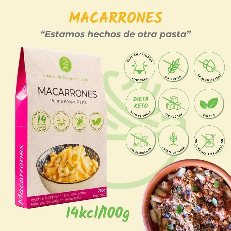 Konjac-Makkaroni 270g von The Konjac