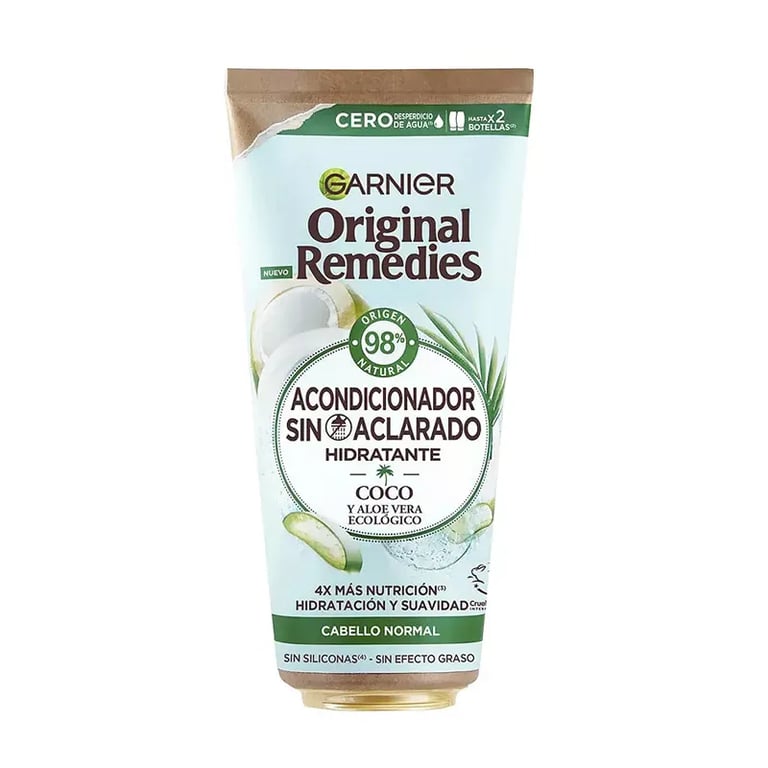 Original Remedies Kokoswater en Aloe Conditioner zonder uitspoelen