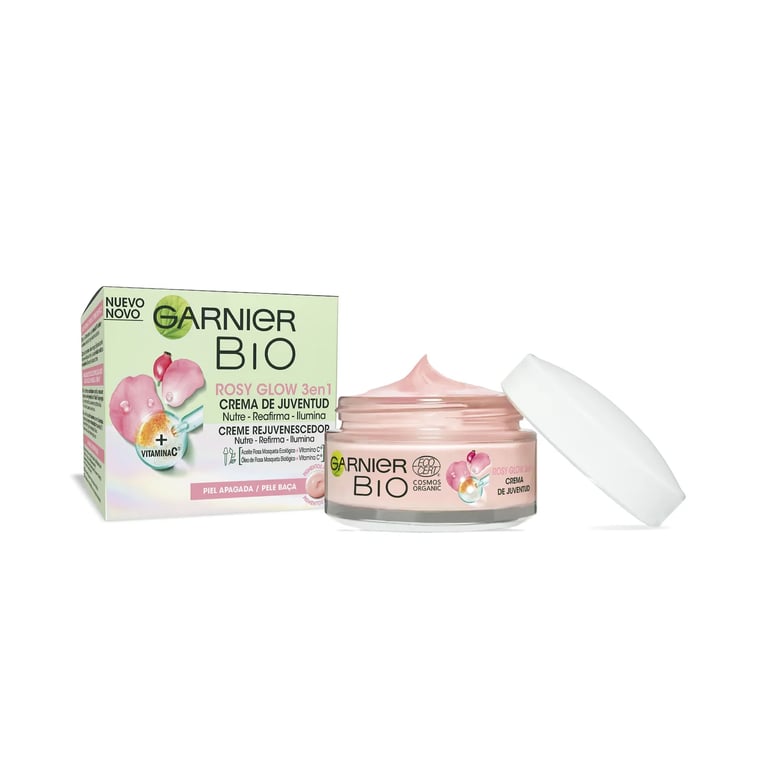 Bio Crème De Jeunesse Rosy Glow 3 En 1 Peaux Ternes