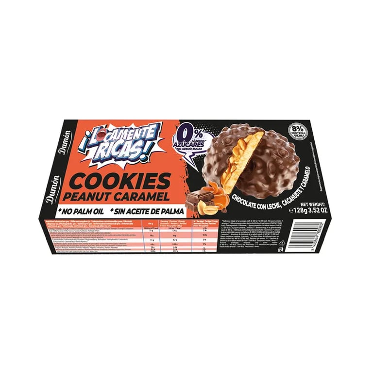 Cookies De Chocolate Con Leche Cacahuete Y Caramelo