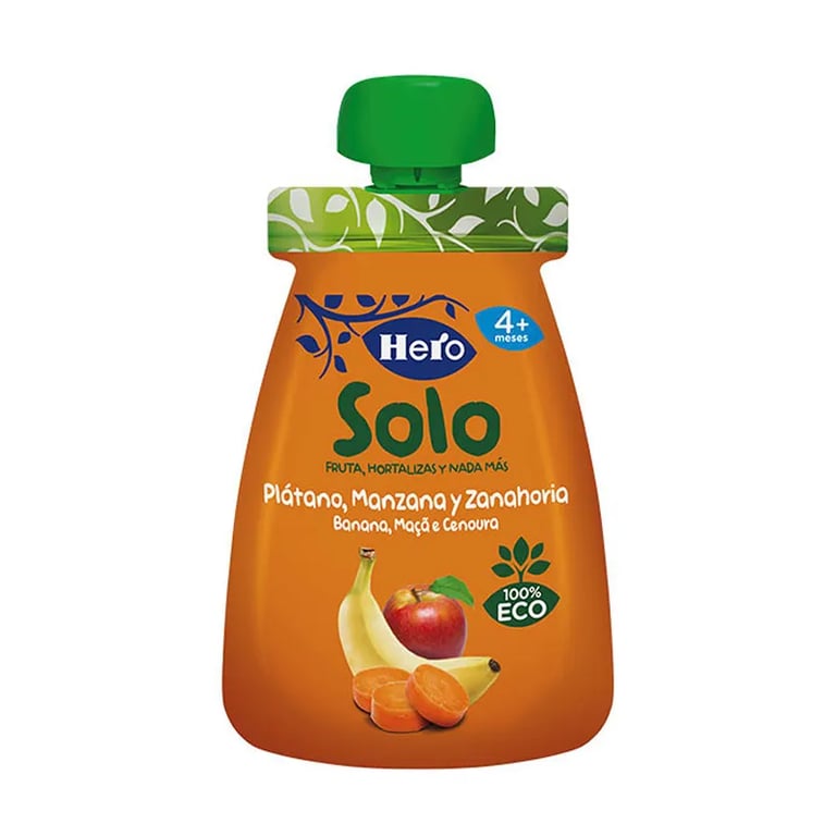 BOLSITA MANZANA, PLÁTANO Y ZANAHORIA ECOLÓGICO