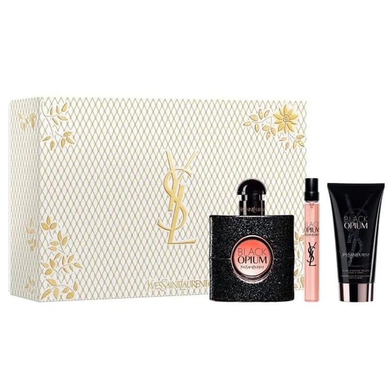 Black Opium EDP 50 ml + EDP Mini 10 ml + Body Lotion 50 ml