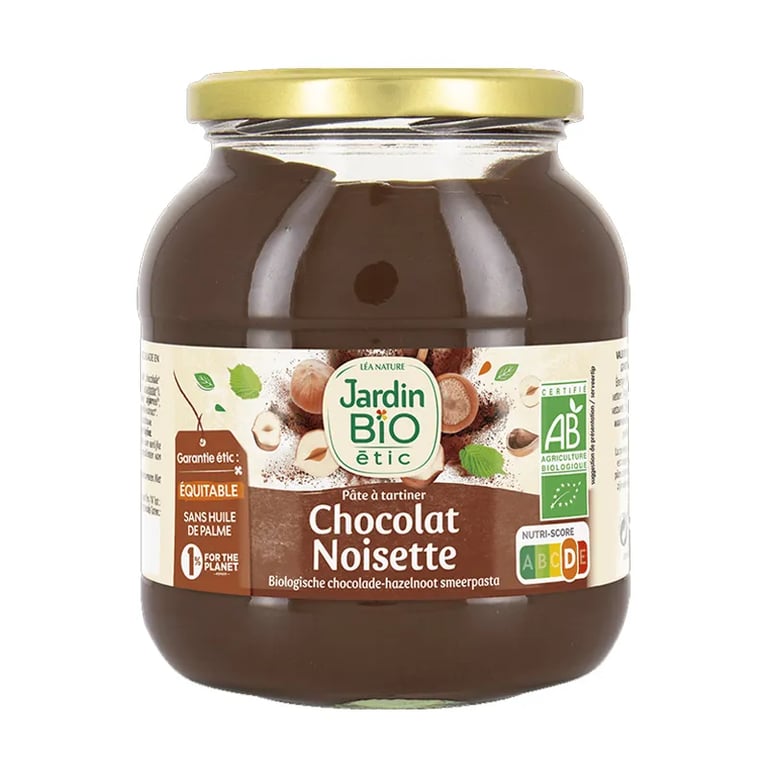 Pâte À Tartiner Cacao Et Noisettes Sans Huile De Palme Bio