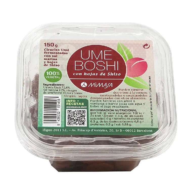 Umeboshi Con Hoja De Sisho