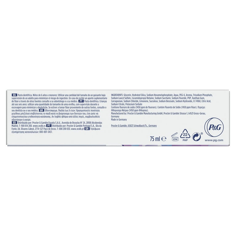 3D White Luxe Dentífrico Perfeição 75 ml da Oral-B