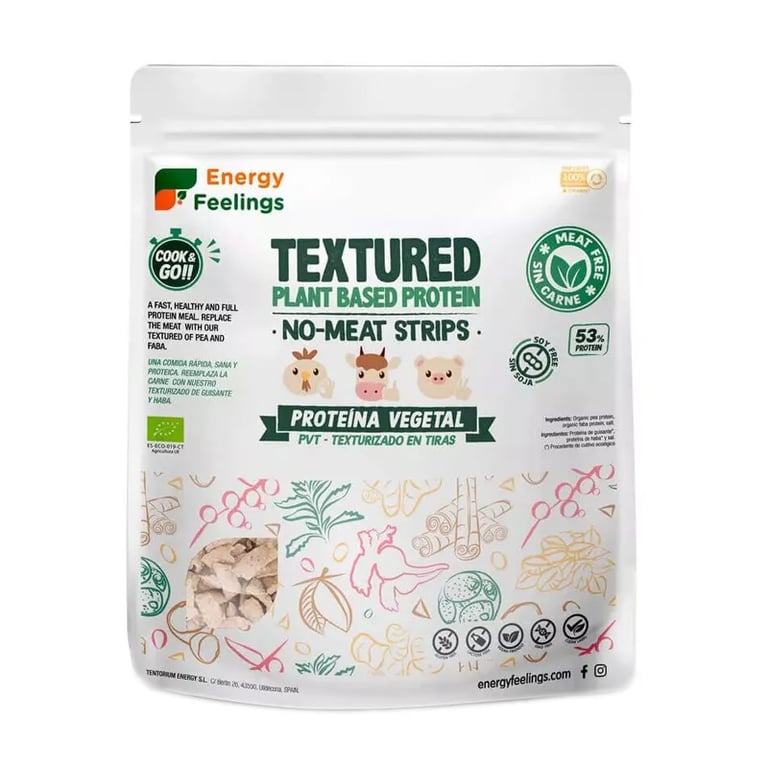 Proteína Vegetal Texturizado En Tiras