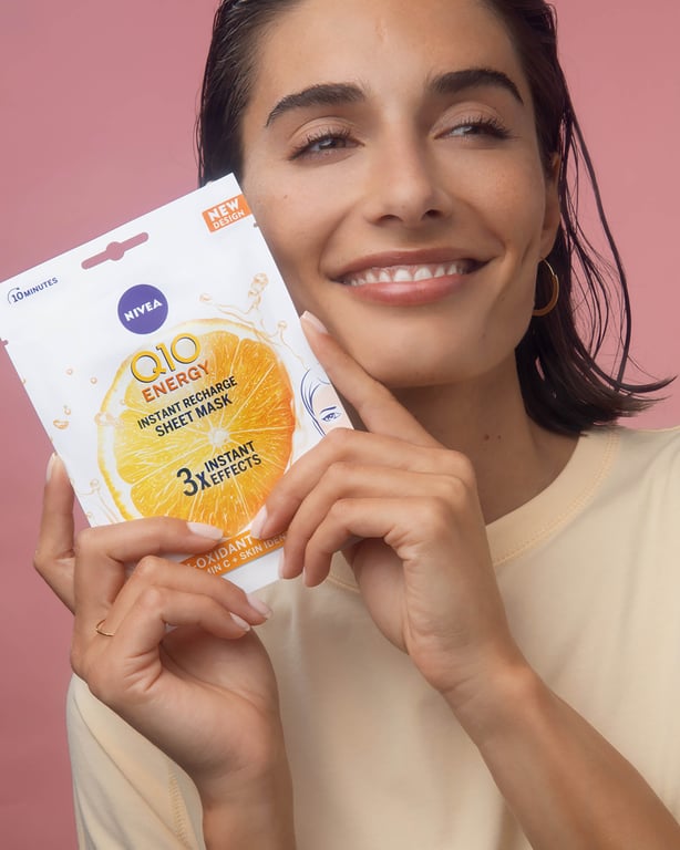 Q10 Energy Tissue Mask Antiarrugas de Nivea