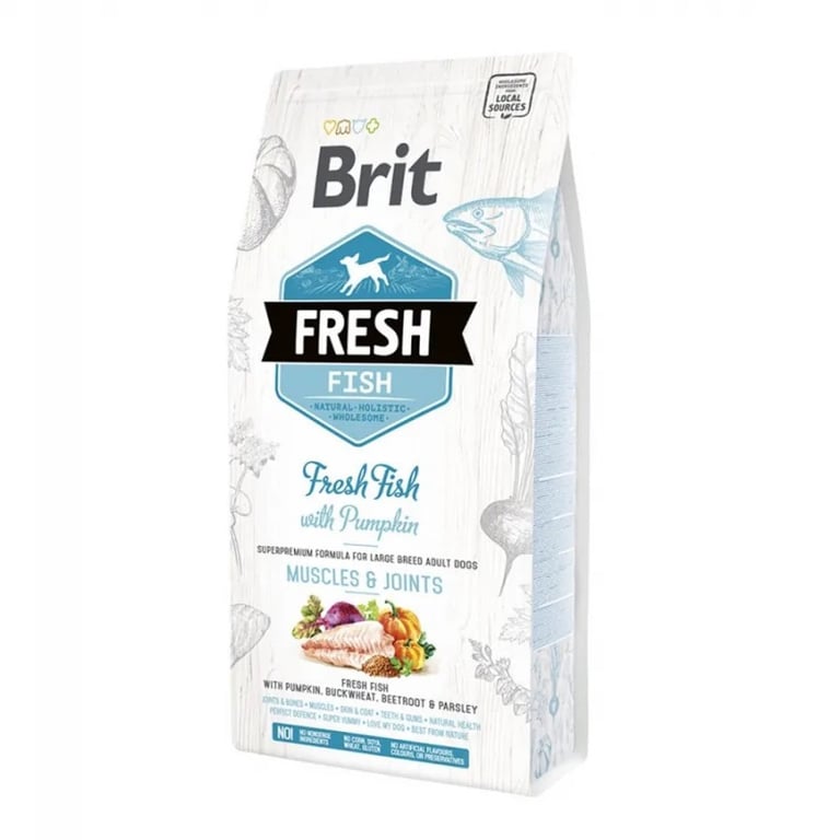 Brit Fresh Adult Large Muscles Joints Pescado Calabaza
