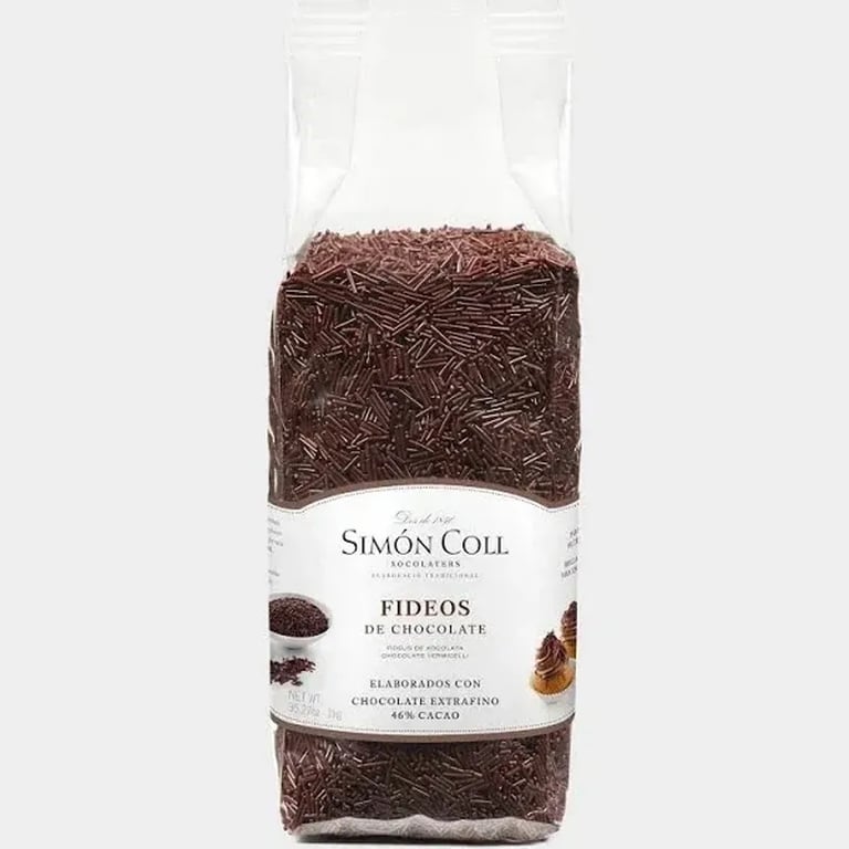 Fideos De Chocolate Sin Gluten