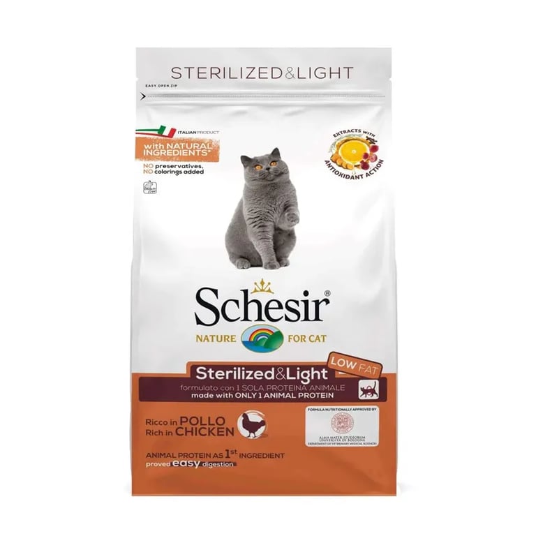 Sterilized & Light Crocchette Gatti Adulti Pollo