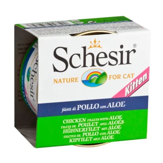 Cibo Umido per Gattini Filetti di Pollo con Aloe 1 Scatoletta