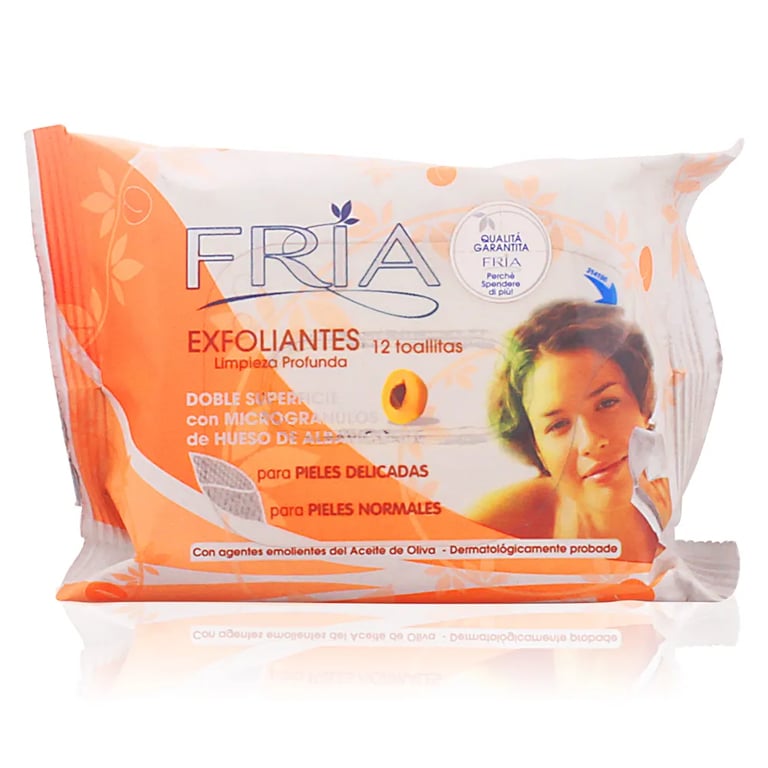 Fria Toallitas Exfoliantes Microgránulos Albaricoque