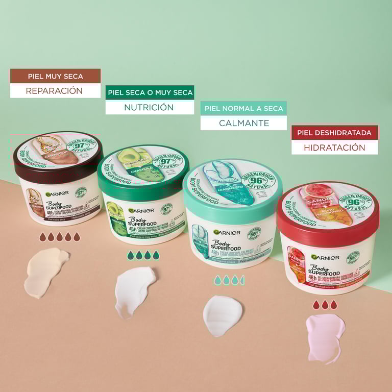 Body Superfood Aloe Vera et Magnésium 380 ml de Garnier