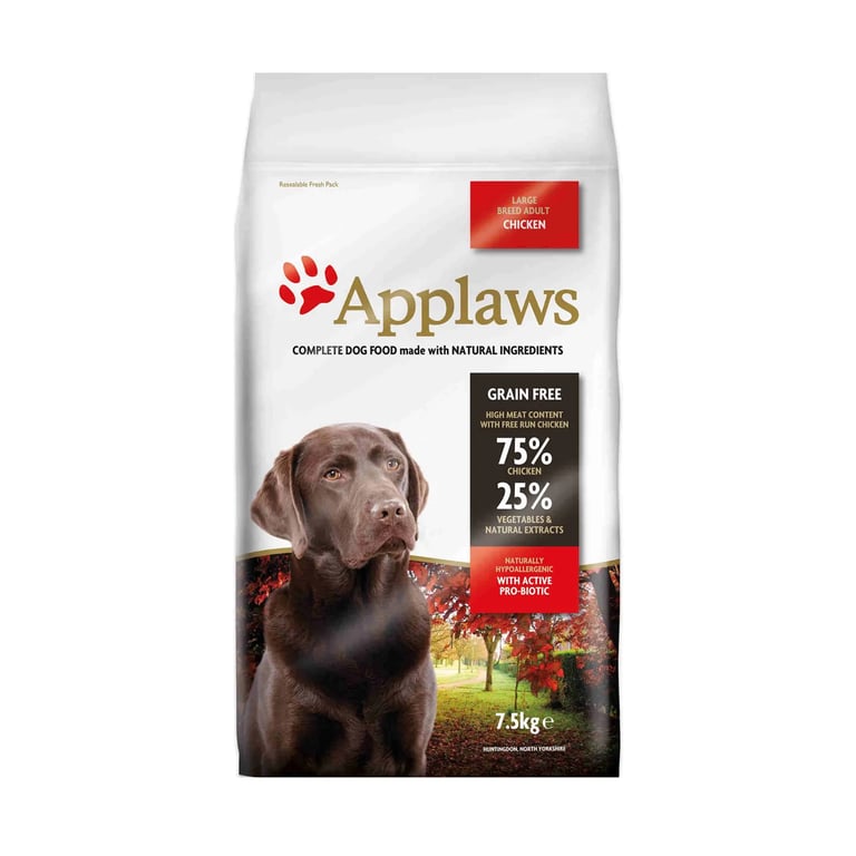 Dog Dry Adult Große Rassen Huhn