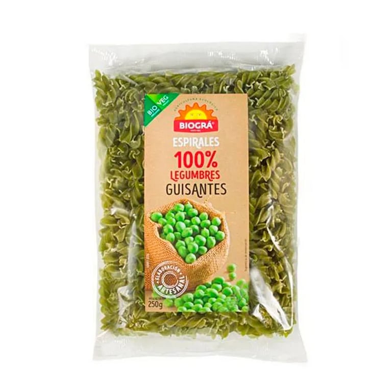 Espirales De Guisantes Bio