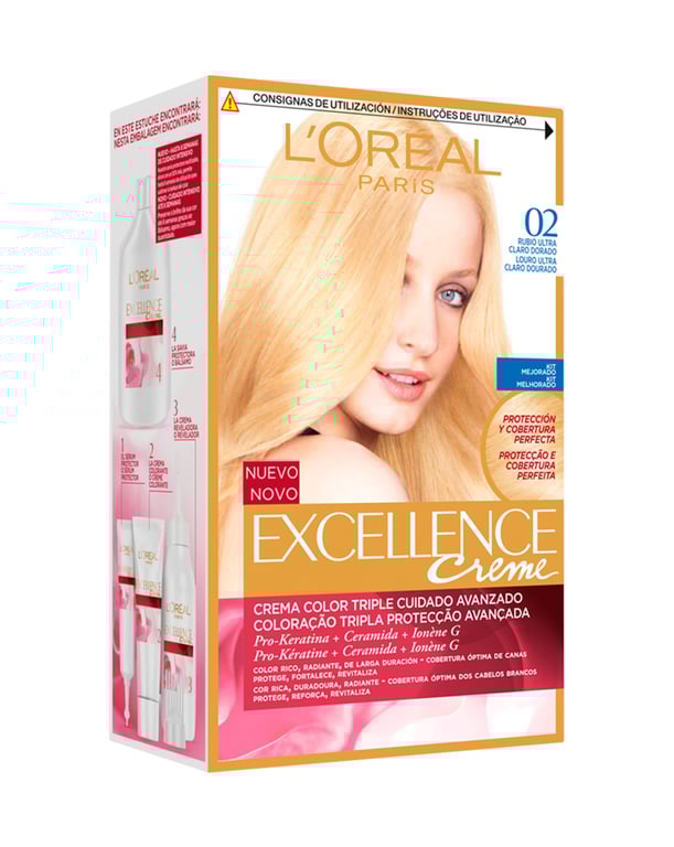 Excellence Pure Blonde #02 Rubio Ultra Claro Dorado