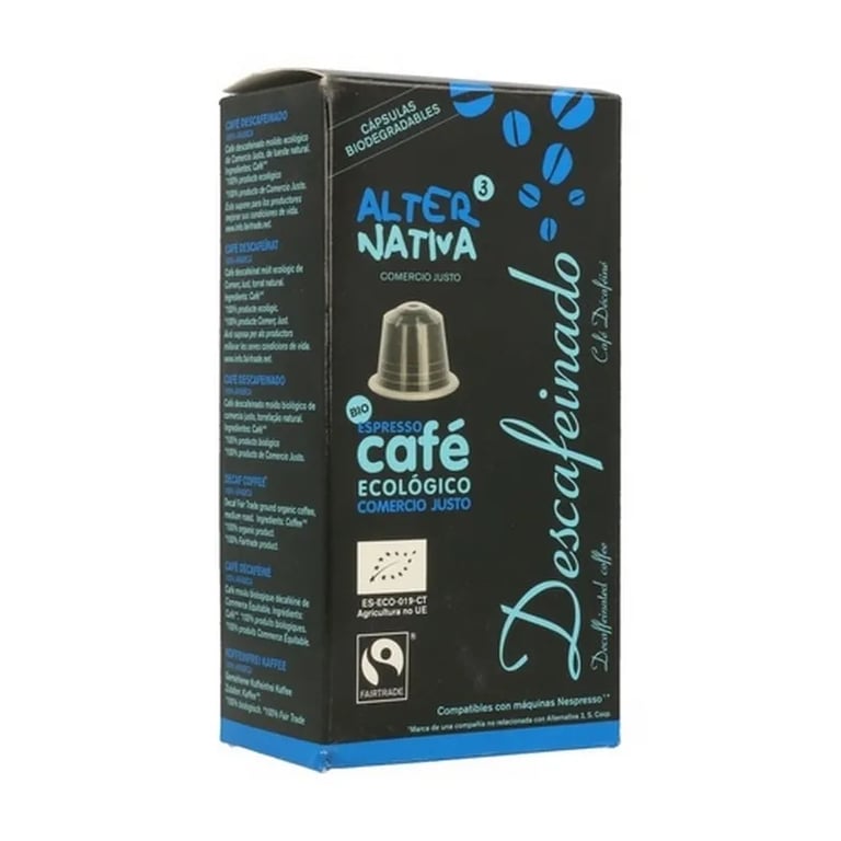 Café Décaféiné 100% Arabica Bio En Capsules