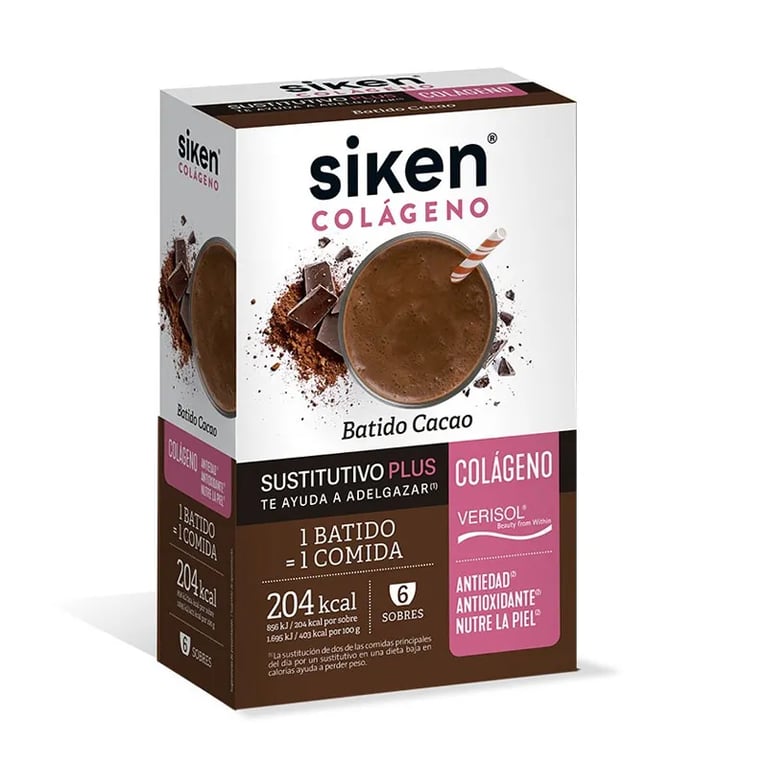 Batido Sustitutivo Plus Con Colágeno Cacao