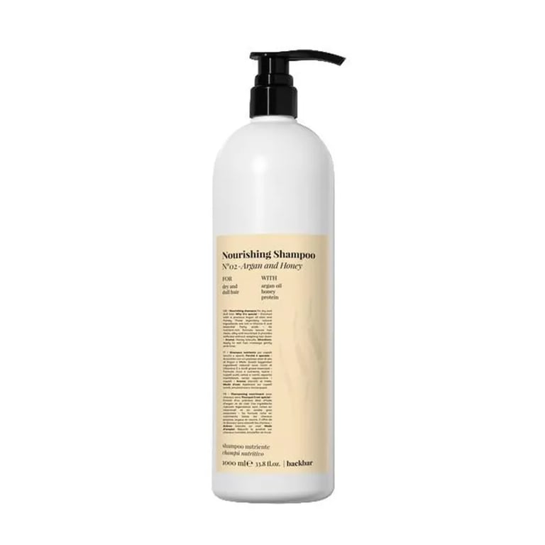 Back Bar Nourishing Shampoo Nº02 - Argan & Honey