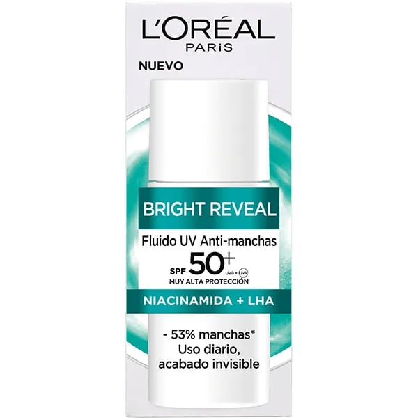 Bright Reveal Niacinamid Feuchtigkeitsfluid gegen Flecken SPF50+ 50 ml von L'Oreal Paris
