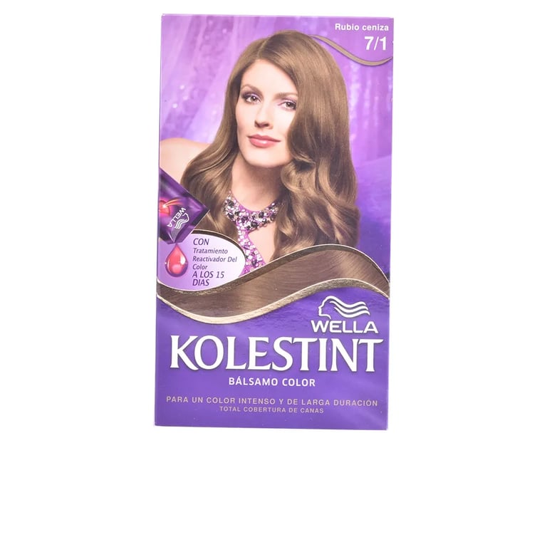 Kolestint Tinte Bálsamo Color #7,1 Rubio Ceniza