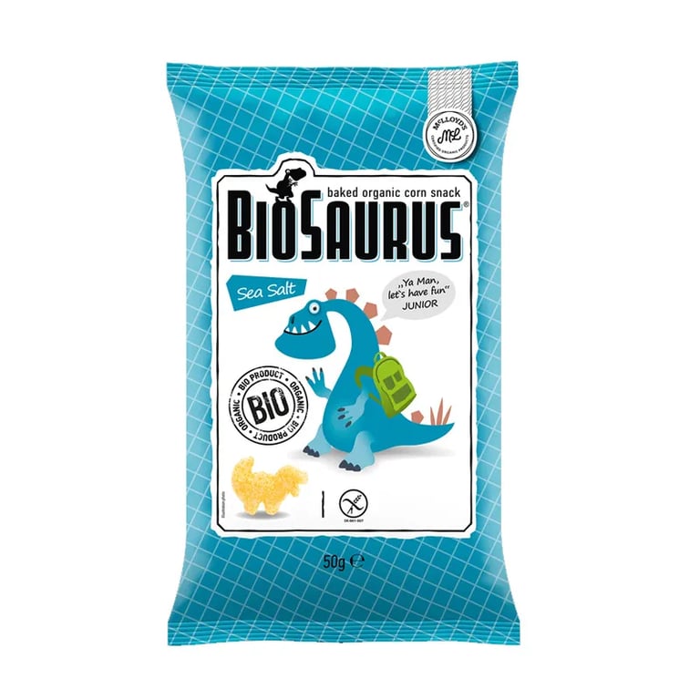 BIOSAURUS SNACK CON SAL MARINA BIO