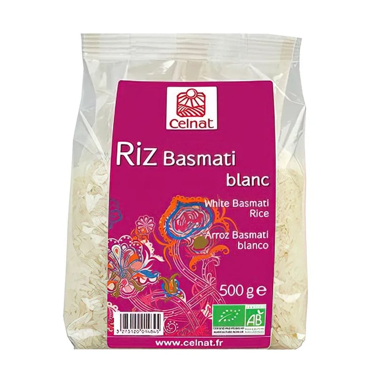 Arroz Basmati Blanco Bio