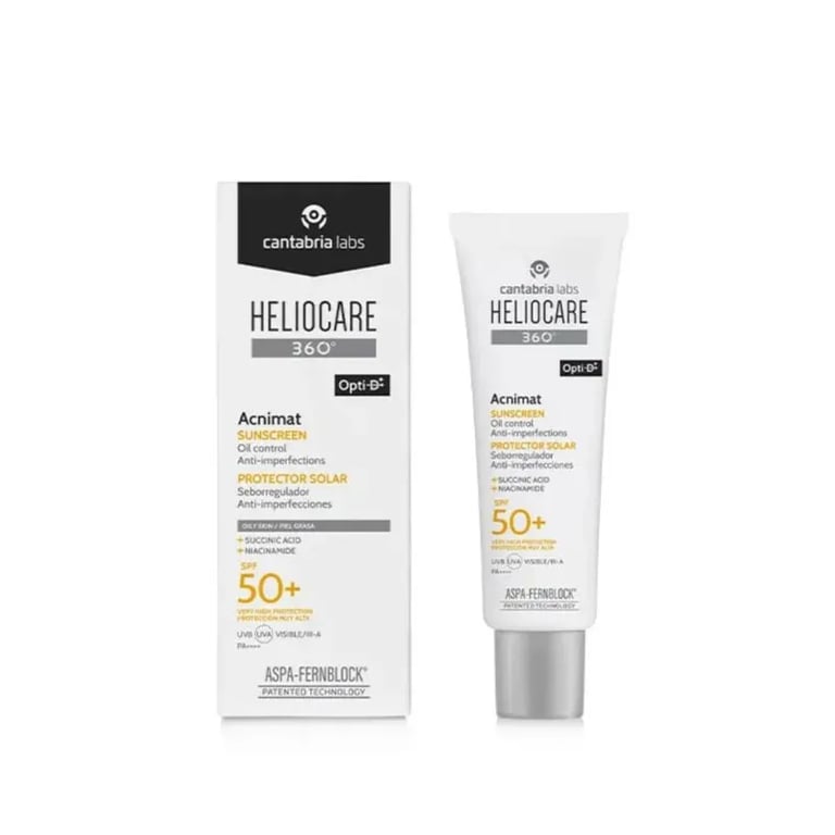 Heliocare 360° Acnimat Protector Solar SPF50+ 50 ml + Biretix Serum 10ml - imagen 7 de 9