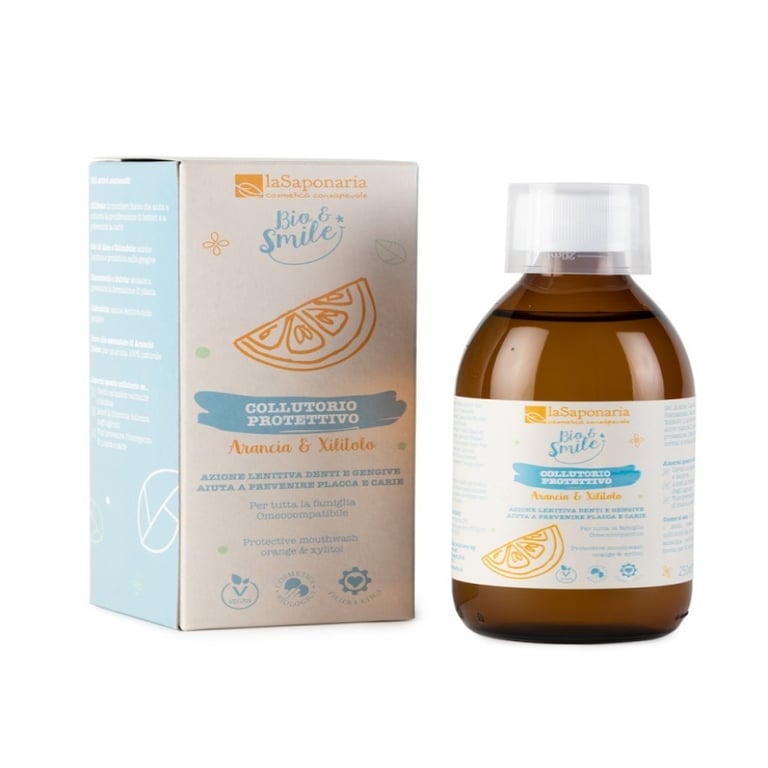 Enjuague Bucal Protector Naranja y Xilitol