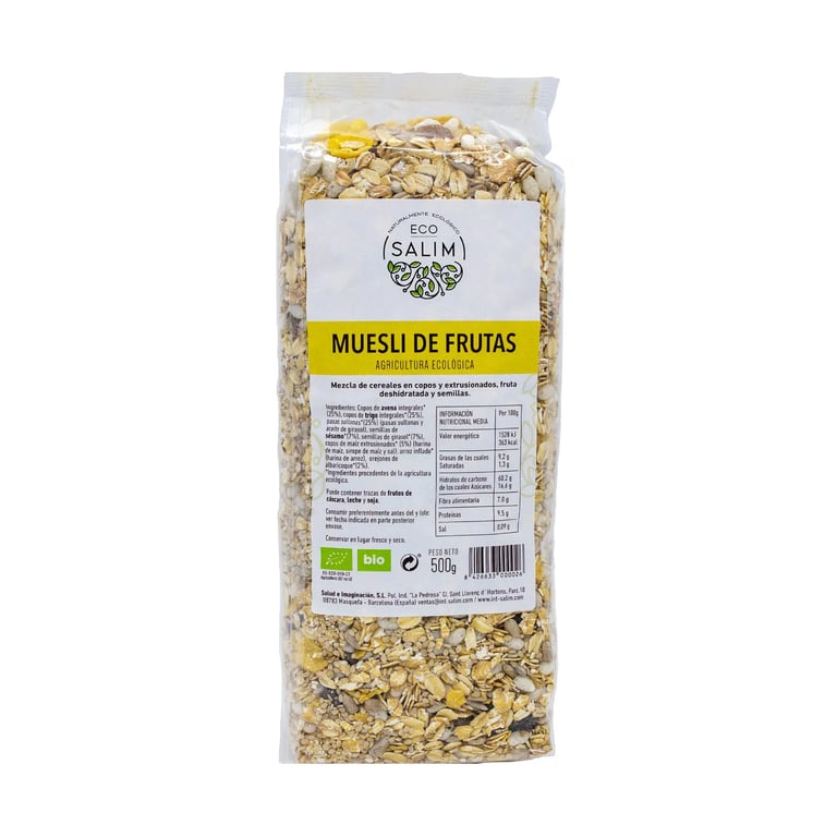 MUESLI DE FRUTAS BIO