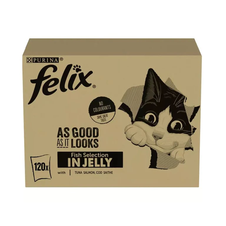 Felix Fantastic Selectie Van Vissmaken In Gelatine