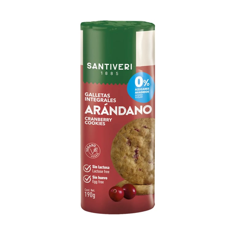 GALLETAS DIGESTIVE CON ARANDANOS