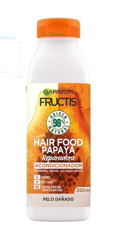 Fructis Hair Food Papaye Après-shampooing Réparateur 350 ml