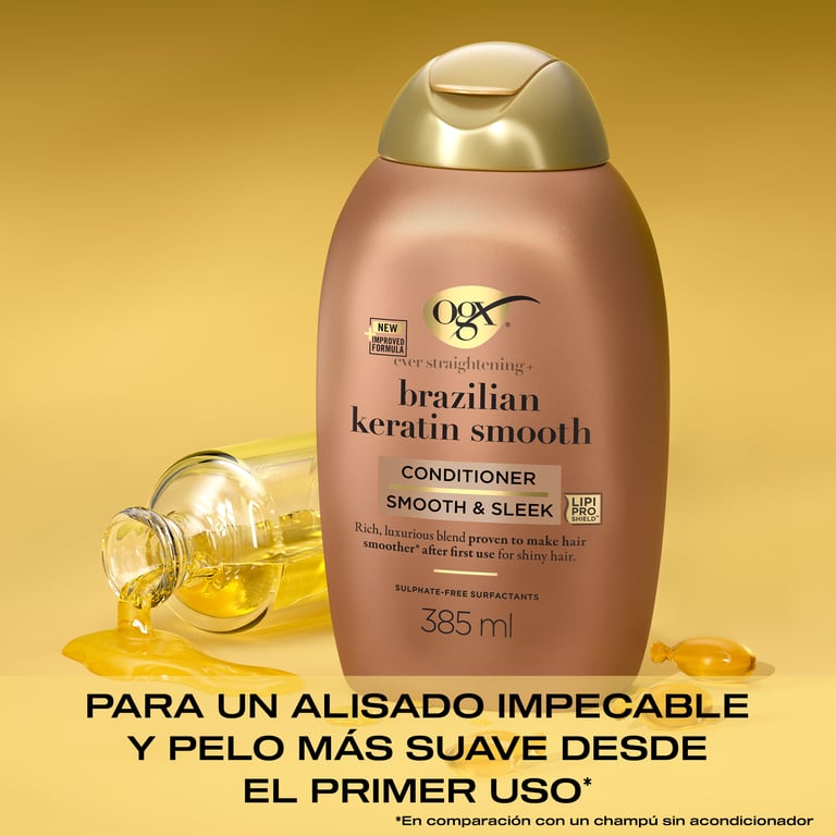 Brazilian Keratin Smooth Conditioner 385 ml von OGX