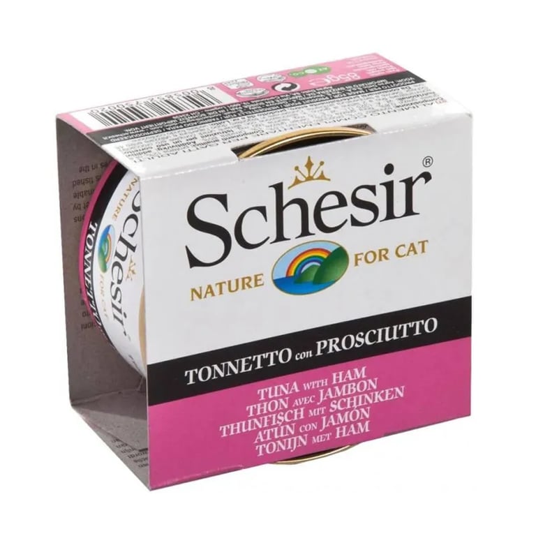 Comida Húmeda Para Gatos Atún Con Jamón 1 Lata De 85g