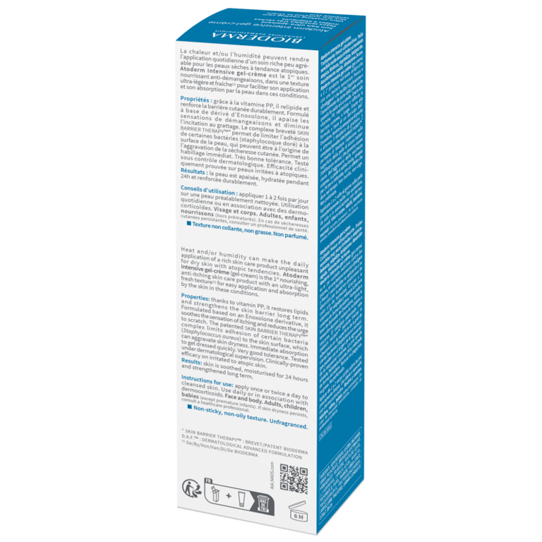 Atoderm Intensive Gel Crème 75 ml de Bioderma