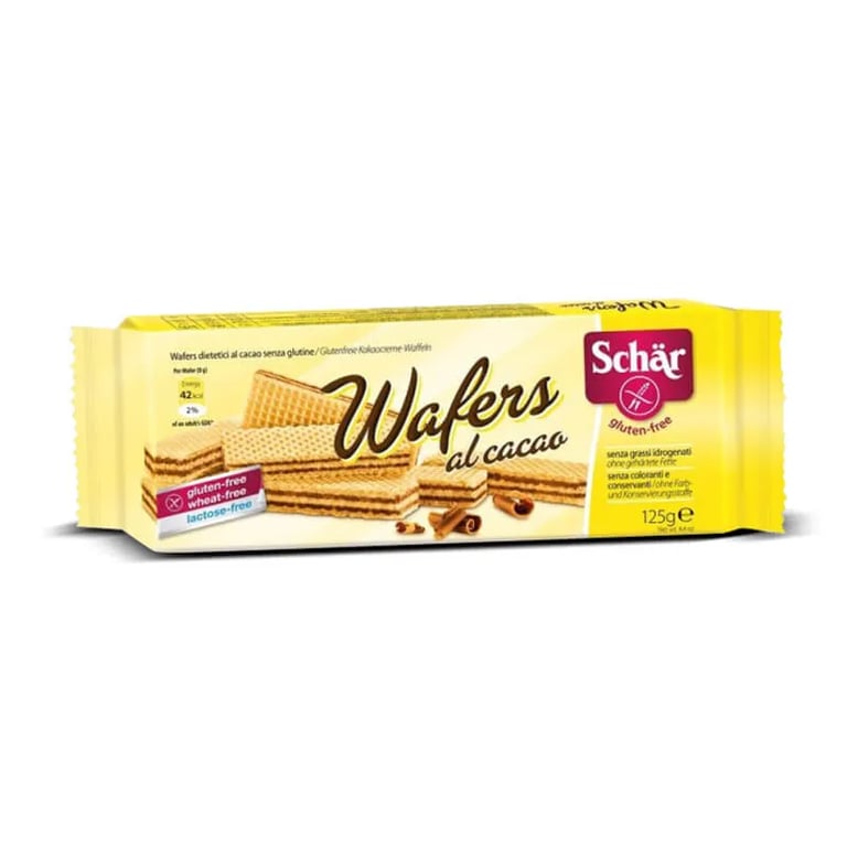 WAFER BARQUILLOS AL CACAO SIN GLUTEN