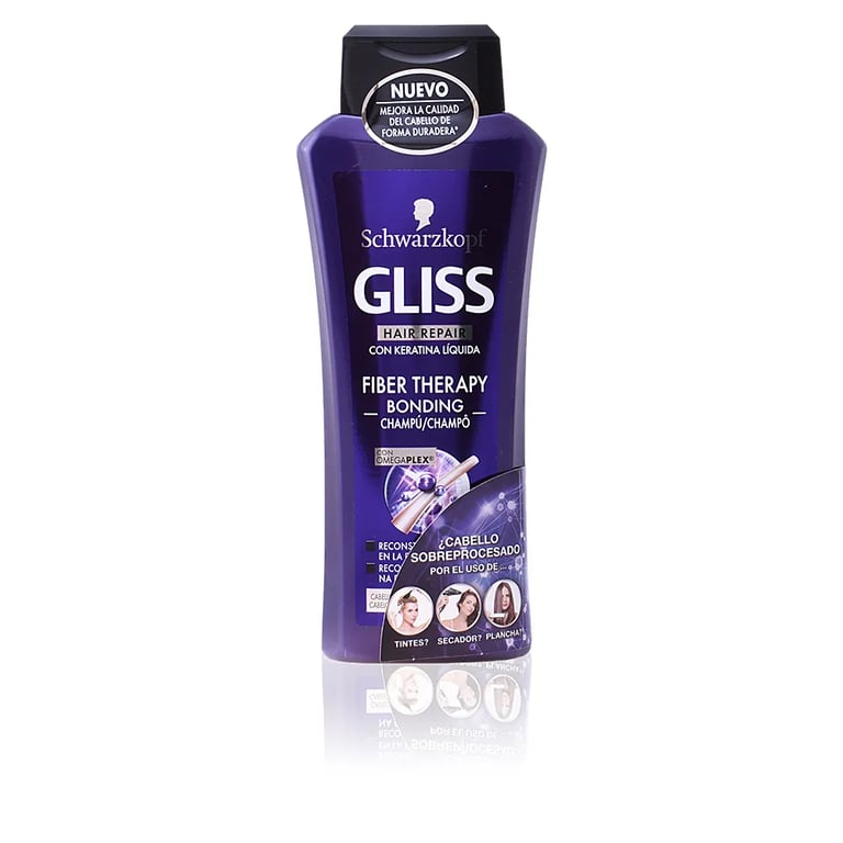 Gliss Fiber Therapy Keratina Líquida Champú