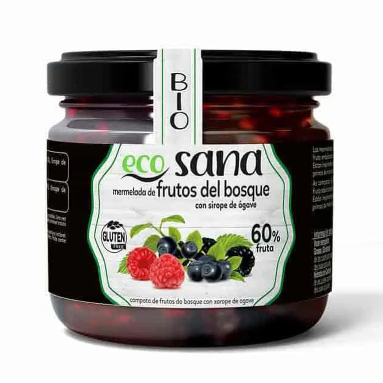 MERMELADA EXTRA DE FRUTOS DEL BOSQUE CON SIROPE DE ÁGAVE BIO