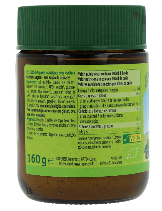 Gemüsebrühe Ohne Hefe Brodo Bio 140g von Rapunzel
