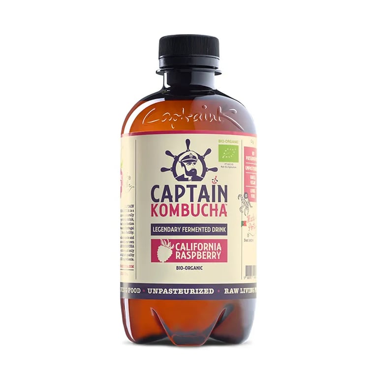 TÉ KOMBUCHA BIO-ORGÁNICO CALIFORNIA RASPBERRY