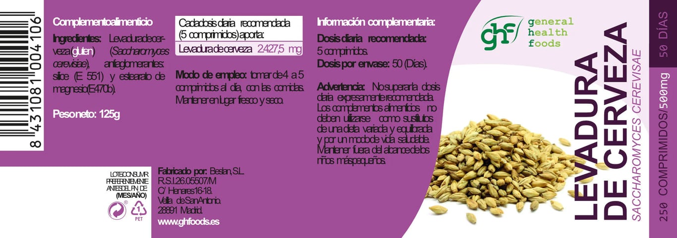 Levure de Bière 500 mg - imagen 11 de 11