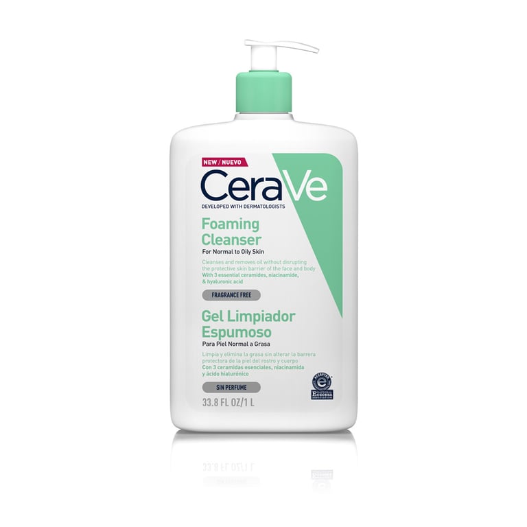 Cerave Gel Nettoyant Moussant 1000 ml de Cerave
